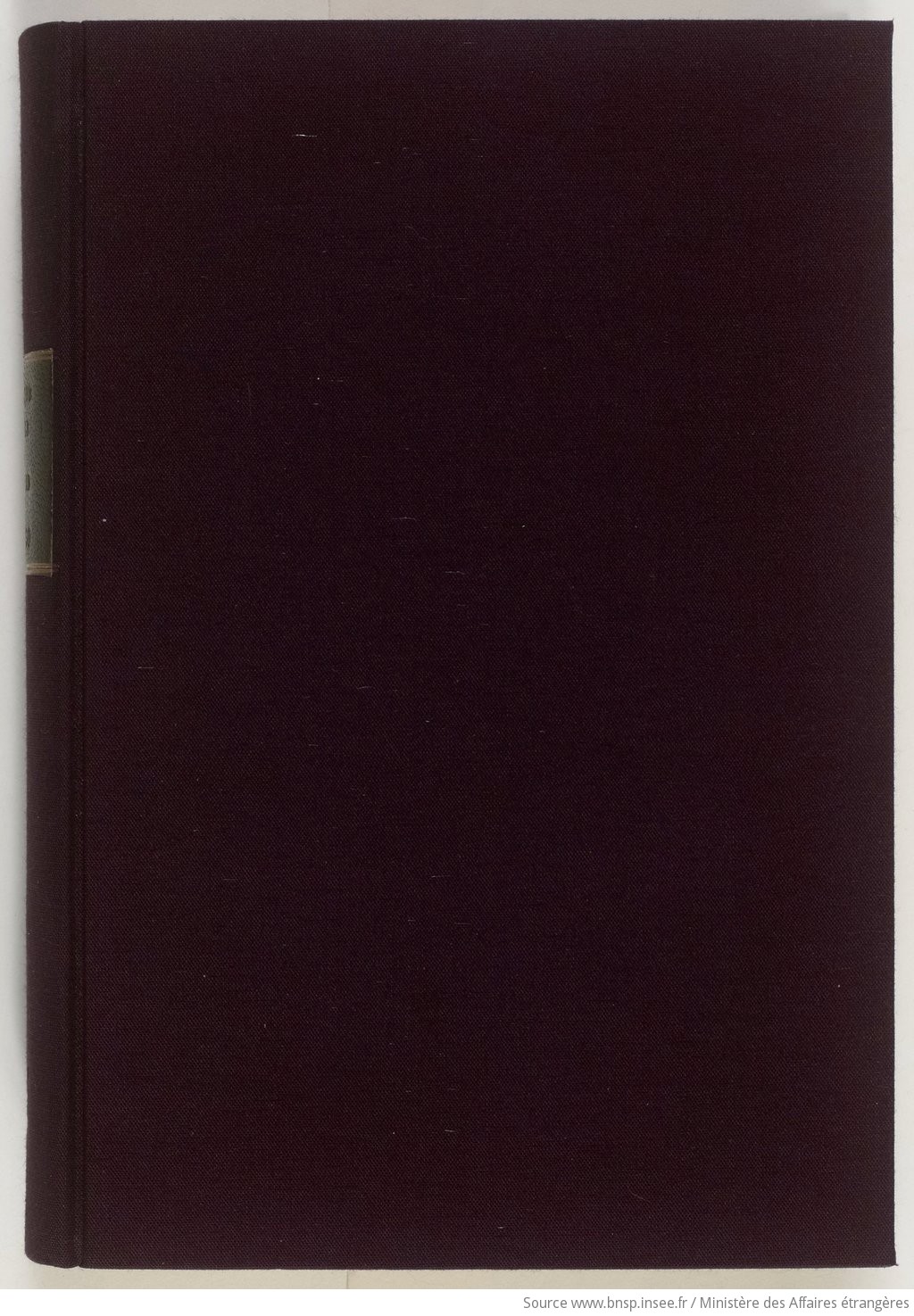 Statistique générale de la Tunisie 1929 / Régence de Tunis, direction générale de l'agriculture, du commerce et de la colonisation - vue 1 - page NP