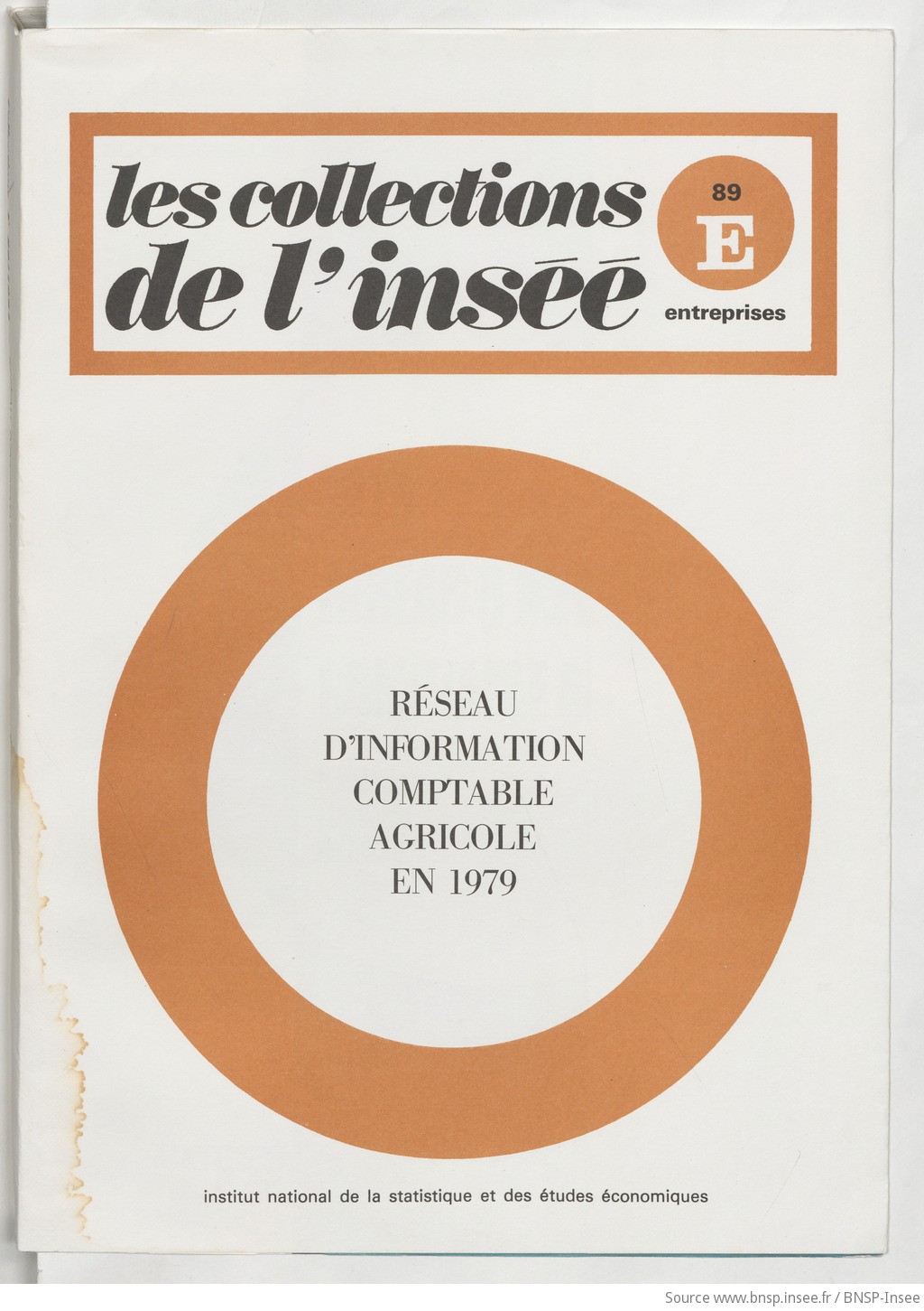 Réseau d'information comptable agricole en 1979 : [résultats standards définitifs] / Institut national de la statistique et des études économiques ; [S.C.E.E.S., Service central des enquêtes et études statistiques] - vue 1 - page NP